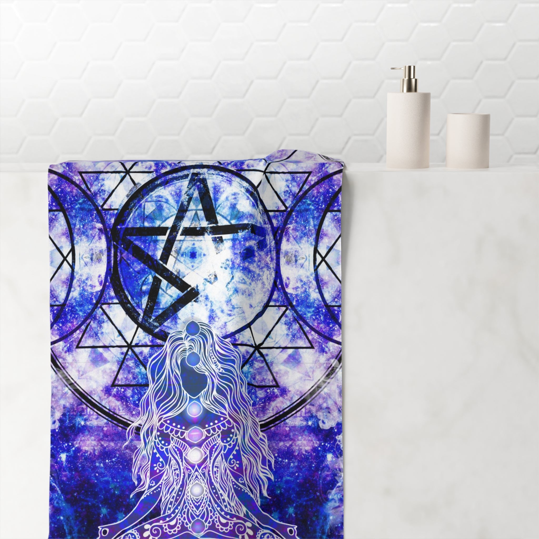 Amen Jin's Katerina’s Magical Dracularian Dragoness Awakening Meditations Towel