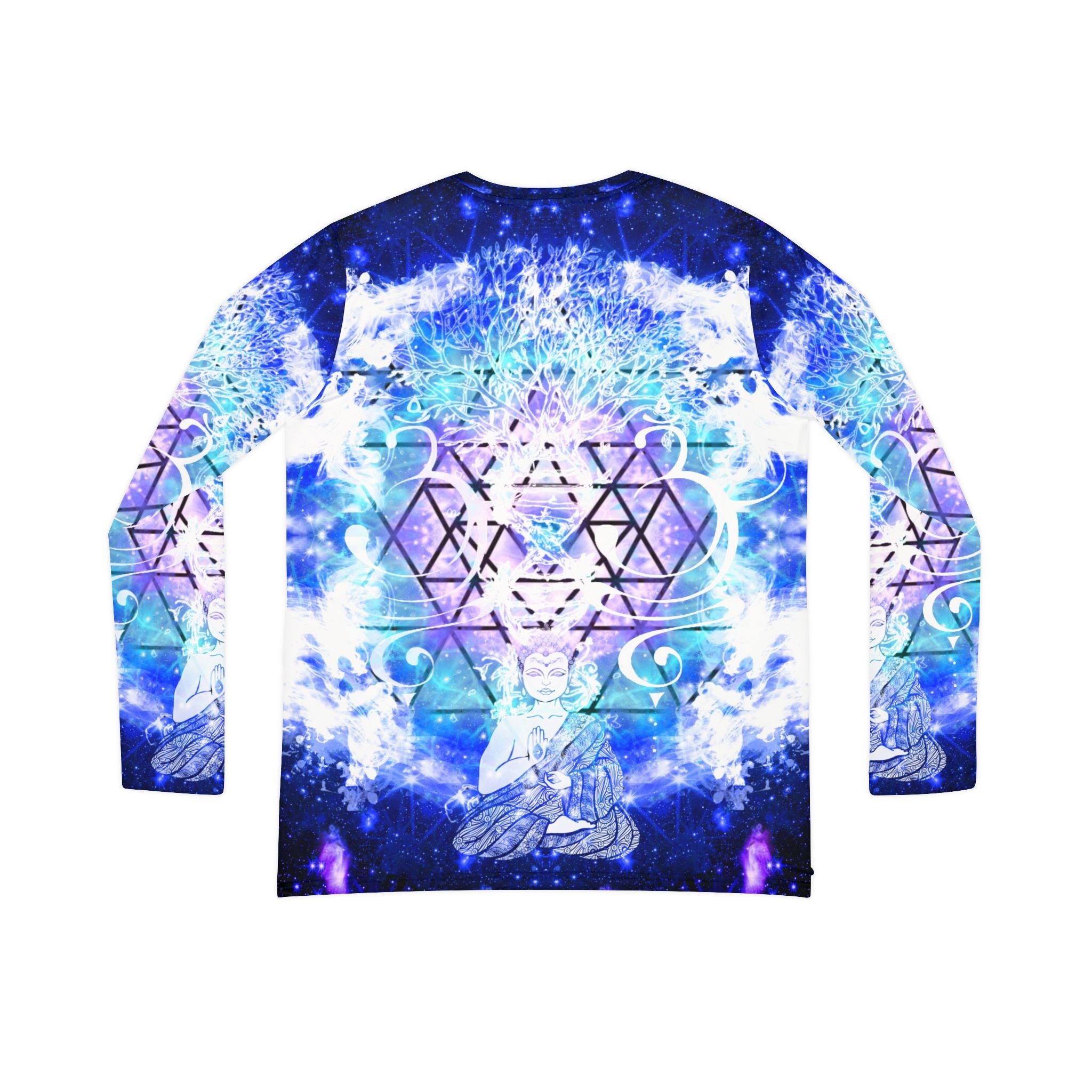 Amen Jin's Eros & Psyche Buddha Meditations Women's Long Sleeve V-neck Shirt