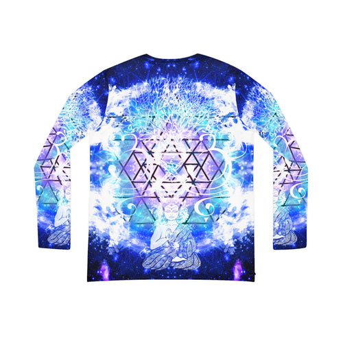 Amen Jin's Eros & Psyche Buddha Meditations Women's Long Sleeve V-neck Shirt