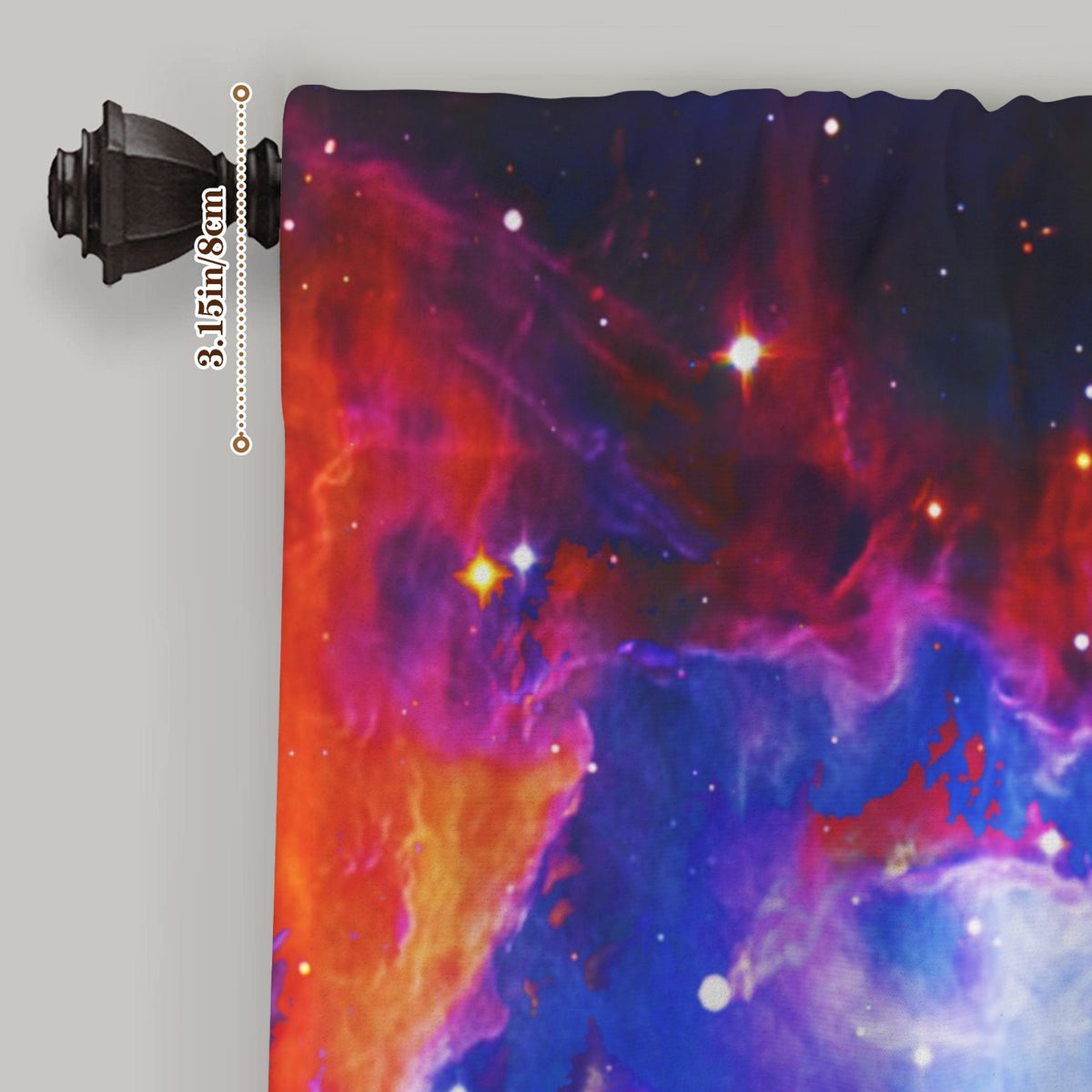 Katerina's Cassandra Desires Window Curtain 52" x 63" ( 1 Piece ) | Ships from USA