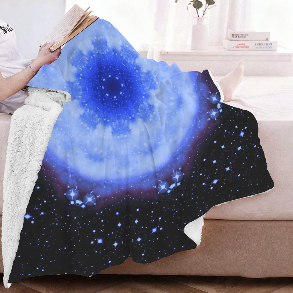 Katerina's Halo Desires Sherpa Fleece Blanket 60" x 80" | Ships from USA