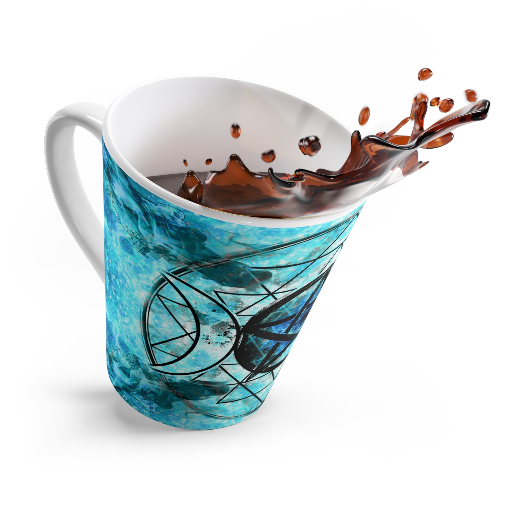 Amen Jin's All the White Horses Triple Goddess Meditations Latte Mug