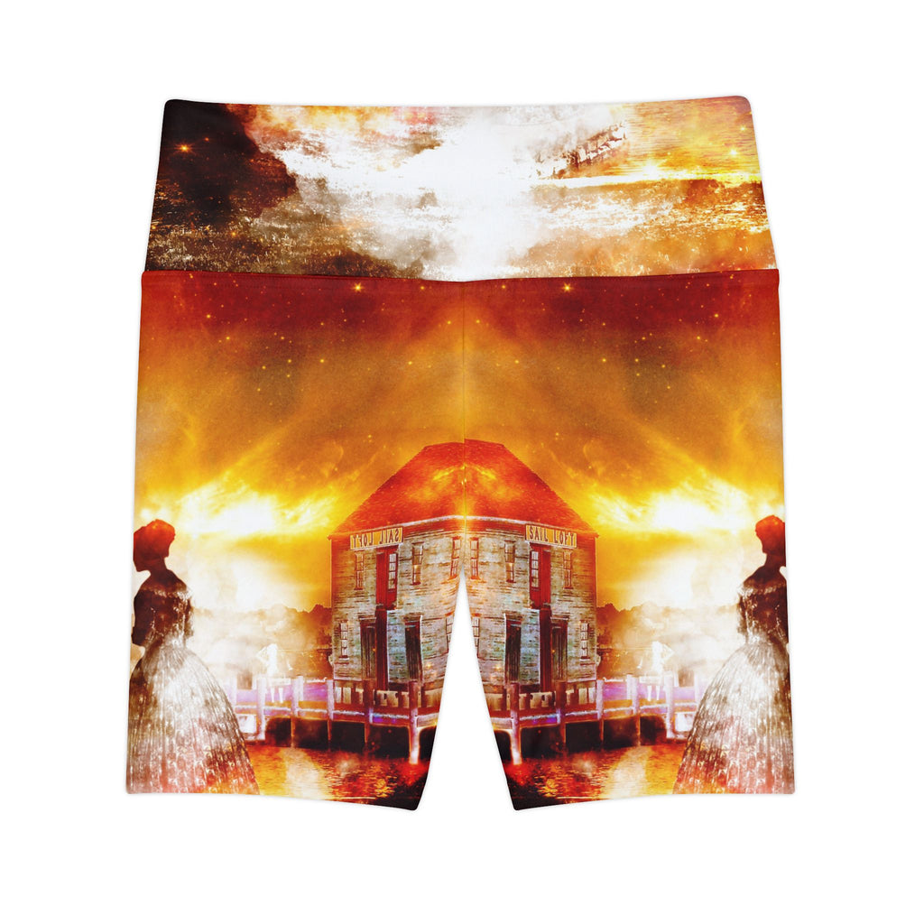 Samhain Eve Salem Harbor Dreams Women's Workout Shorts