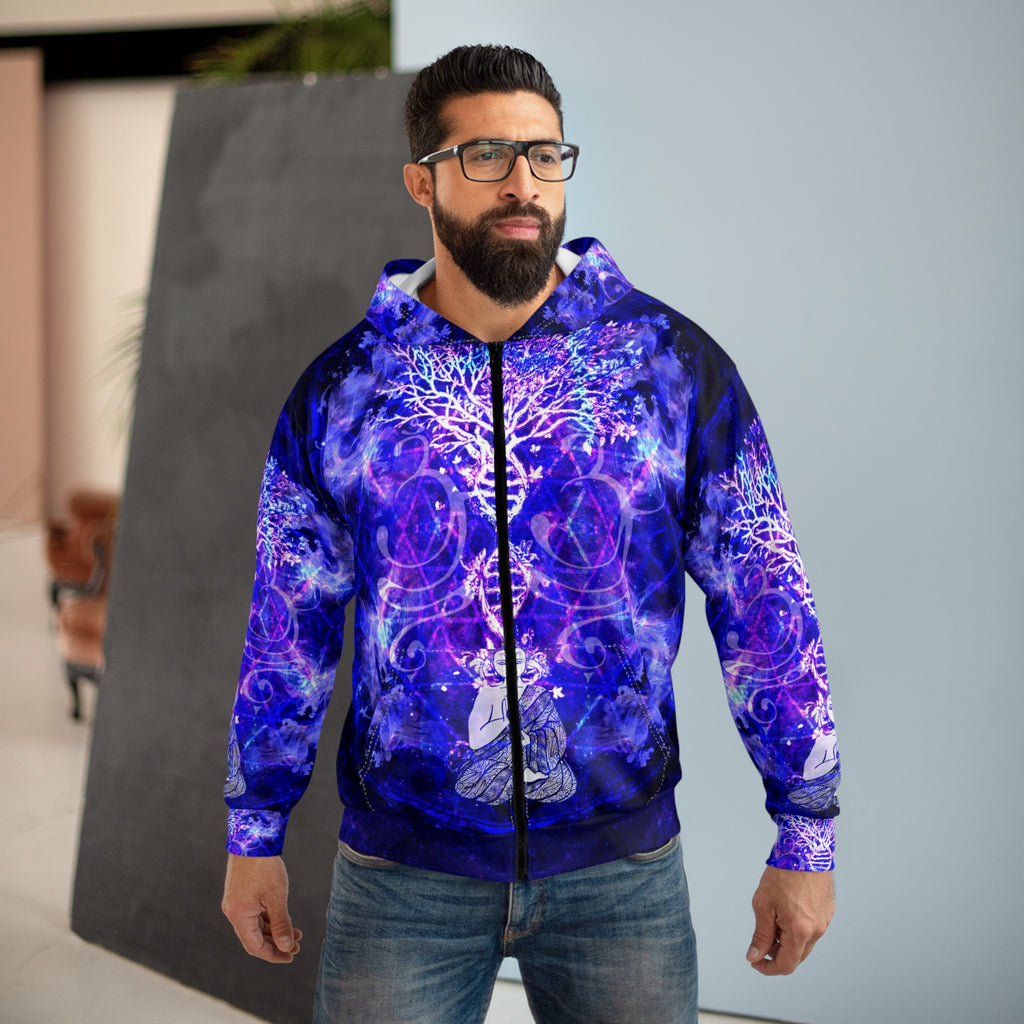 Katerina's Dragon's Eye Buddha Meditations Unisex Zip Hoodie
