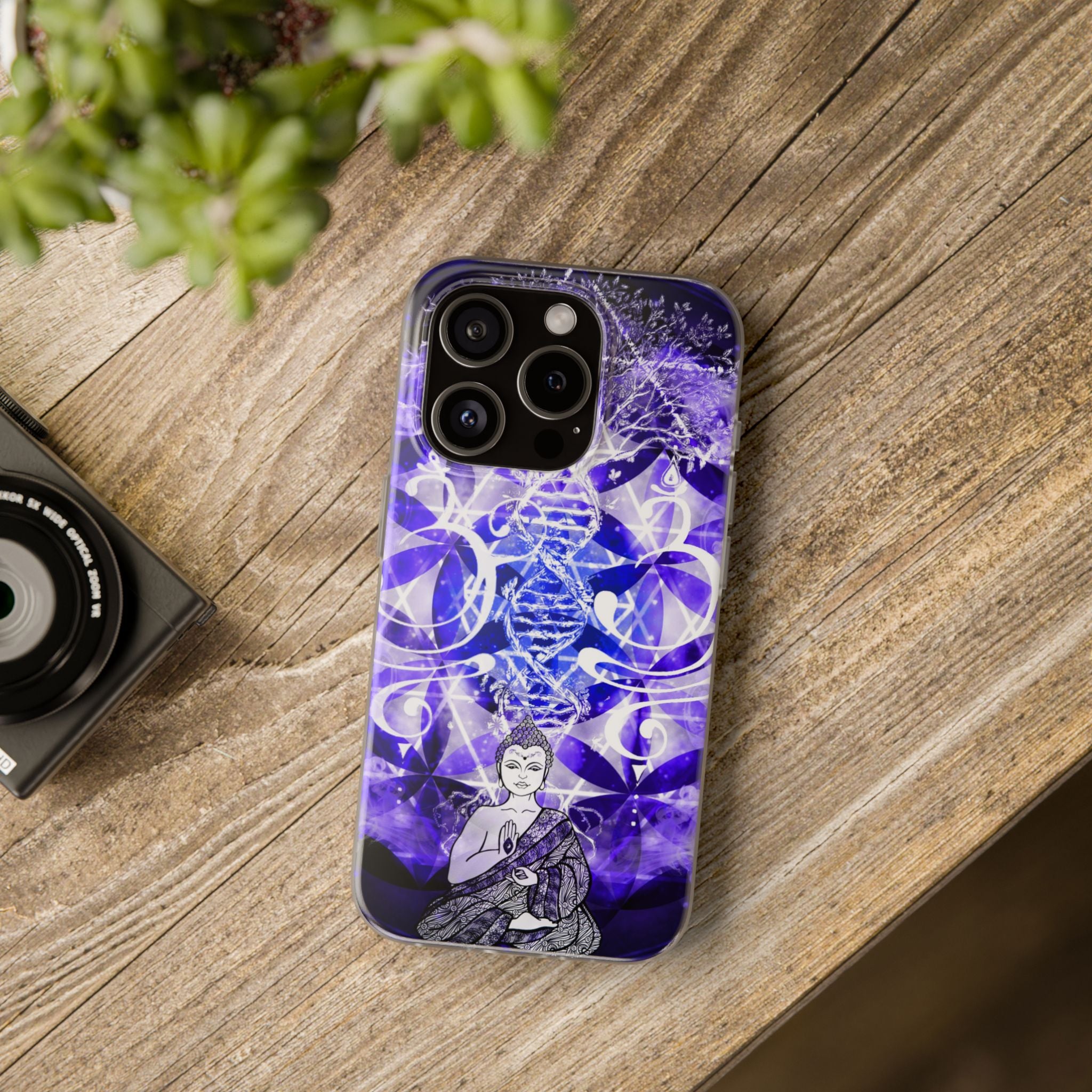Katerina's Dragon's Eye Buddha Meditations Flexi Cases