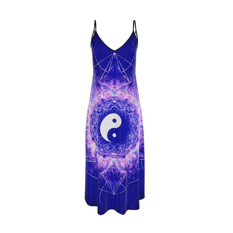 Katerina's Uncertainty in Time & Space Yin Yang Meditations Slip Dress