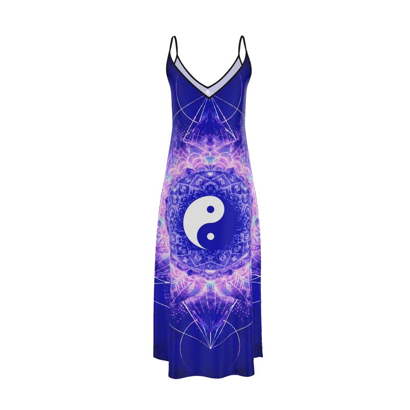 Katerina's Uncertainty in Time & Space Yin Yang Meditations Slip Dress