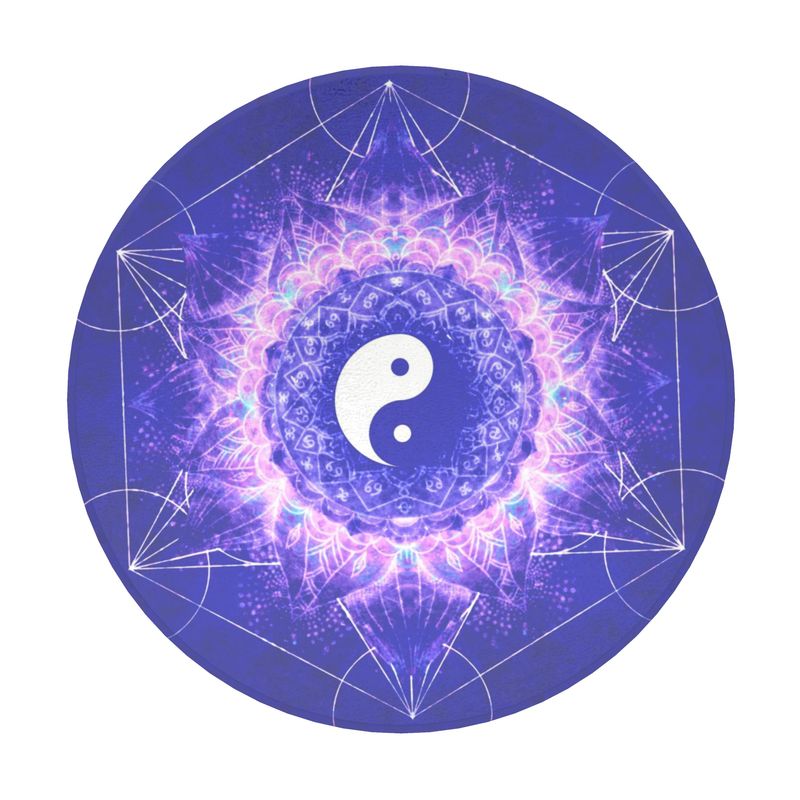 Katerina's Uncertainty in Time & Space Yin Yang Meditations Coasters