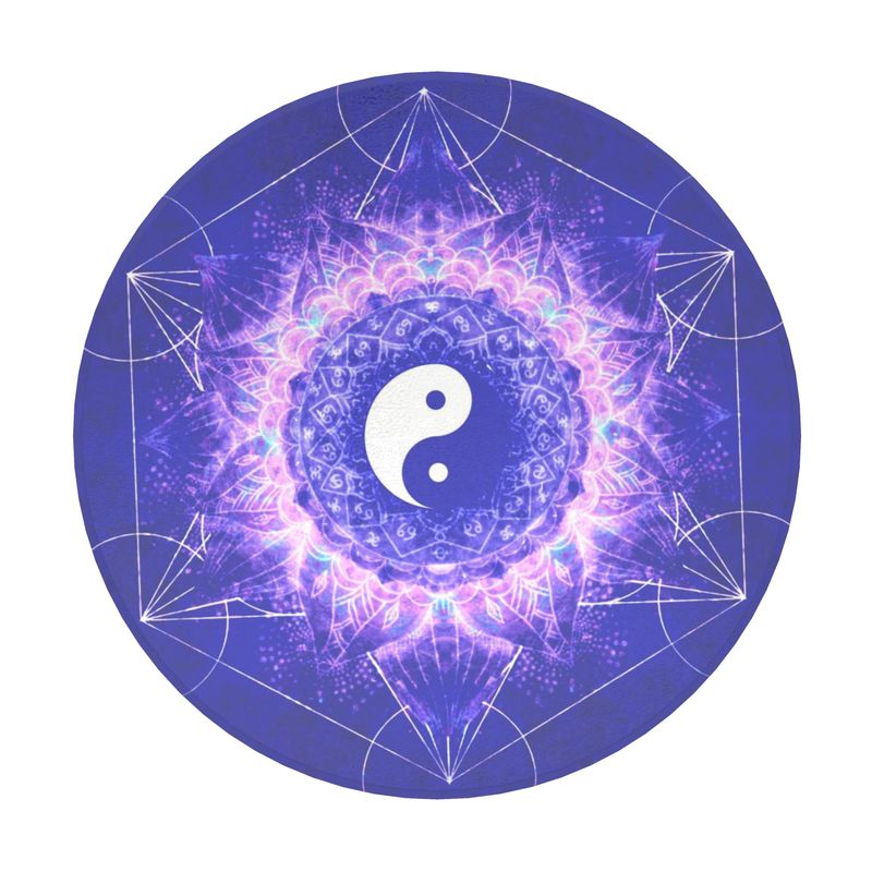 Katerina's Uncertainty in Time & Space Yin Yang Meditations Coasters