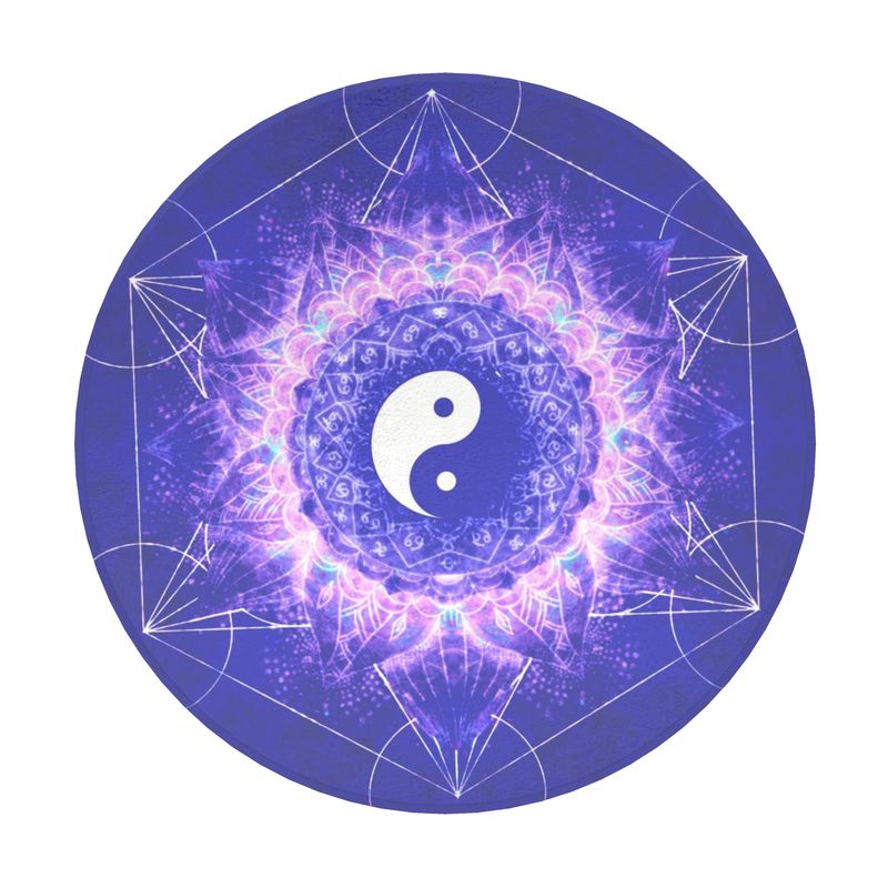 Katerina's Uncertainty in Time & Space Yin Yang Meditations Coasters