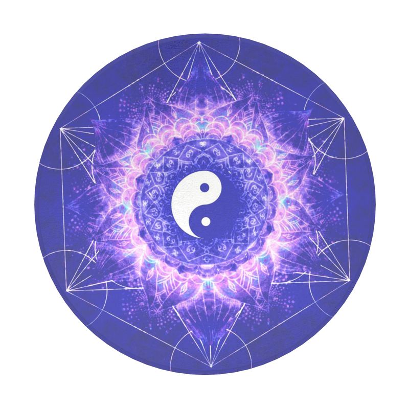 Katerina's Uncertainty in Time & Space Yin Yang Meditations Coasters