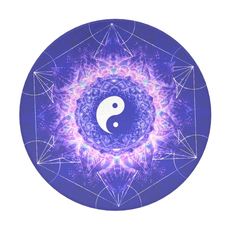 Katerina's Uncertainty in Time & Space Yin Yang Meditations Coasters