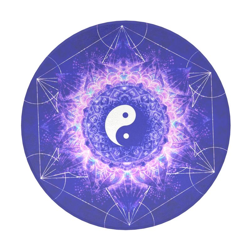 Katerina's Uncertainty in Time & Space Yin Yang Meditations Coasters