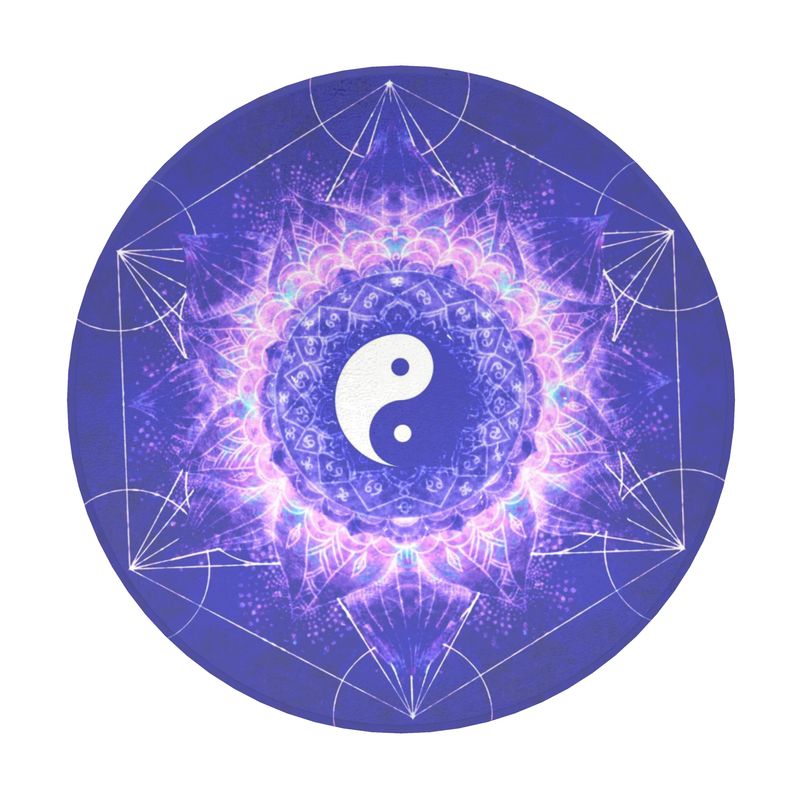 Katerina's Uncertainty in Time & Space Yin Yang Meditations Coasters