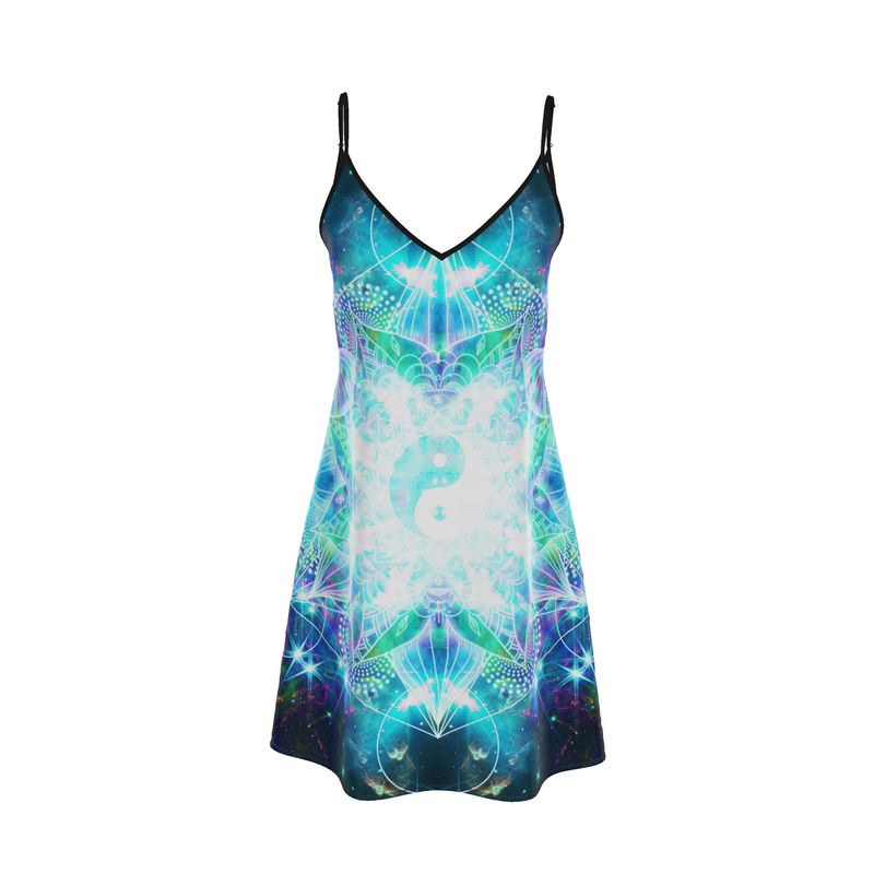 Katerina's Now & Forever Yin Yang Meditations Slip Dress