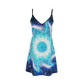 Katerina's Mandala of Electric Dragon Fire Desires Slip Dress