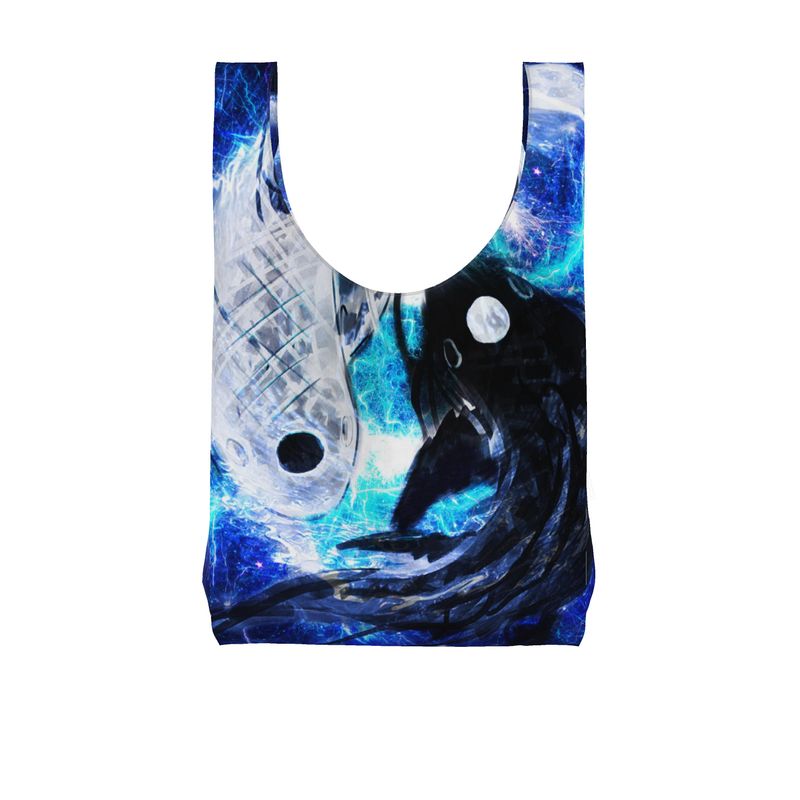 Katerina's Mandala of Electric Dragon Fire Desires Koi Dreams Bag