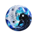Katerina's Mandala of Electric Dragon Fire Desires Koi Dreams Magnet