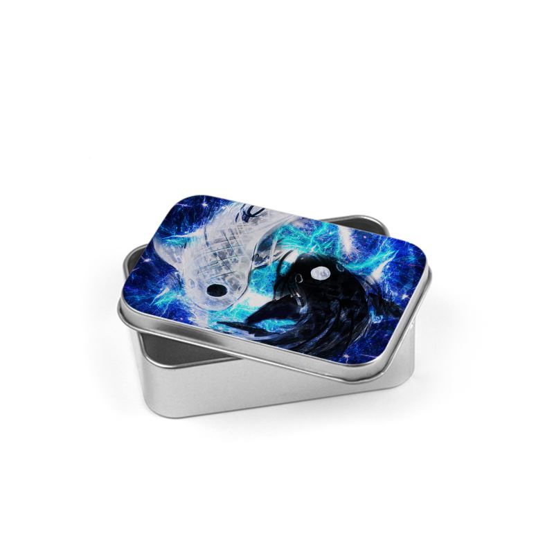 Katerina's Mandala of Electric Dragon Fire Desires Koi Dream Tin