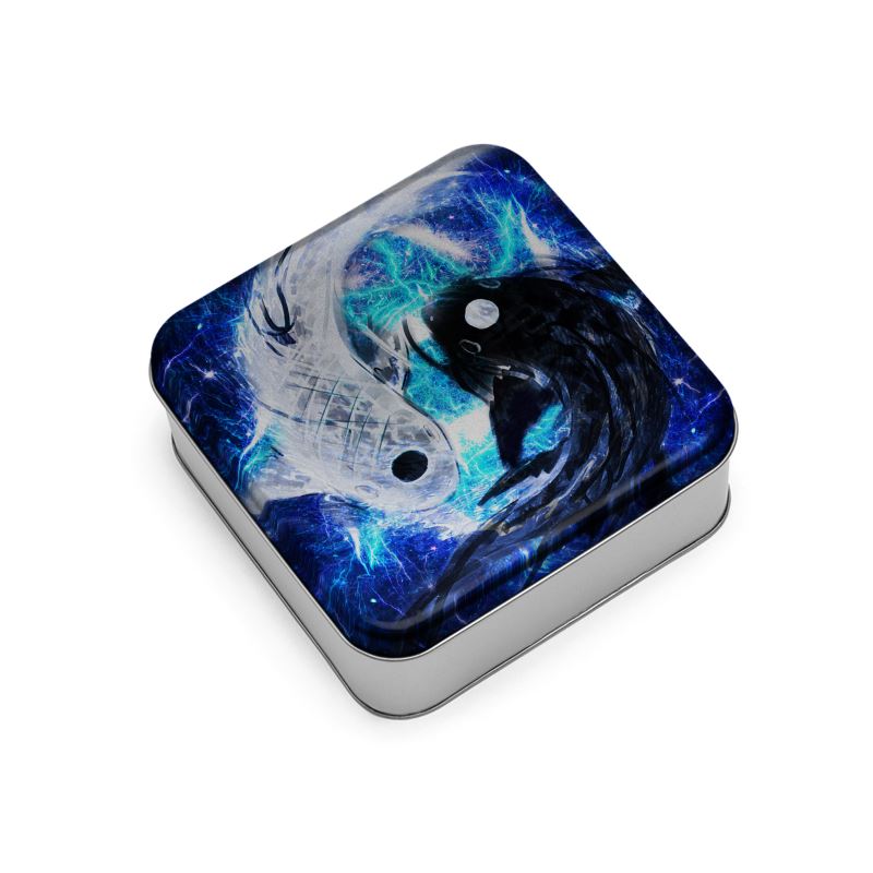 Katerina's Mandala of Electric Dragon Fire Desires Koi Dreams Tins