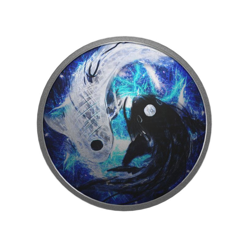 Katerina's Mandala of Electric Dragon Fire Desires Koi Dreams Tins