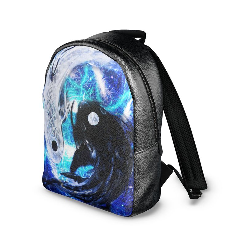 Katerina's Mandala of Electric Dragon Fire Desires Koi Dreams Backpack