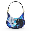 Katerina's Mandala of Electric Dragon Fire Desires Koi Dreams Hobo Bag