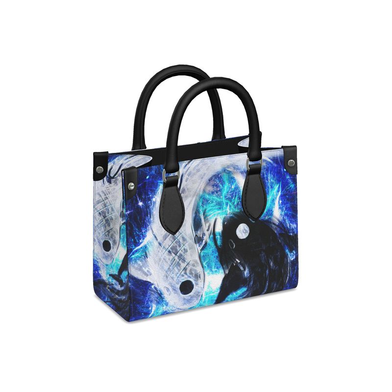 Katerina's Mandala of Electric Dragon Fire Desires Koi Dreams Mini Bag