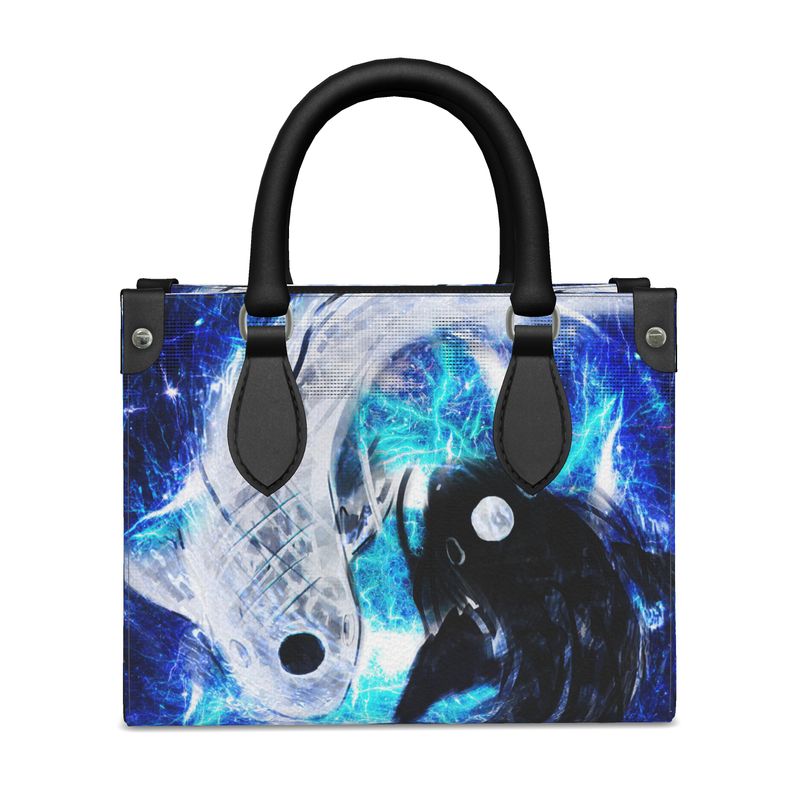 Katerina's Mandala of Electric Dragon Fire Desires Koi Dreams Mini Bag