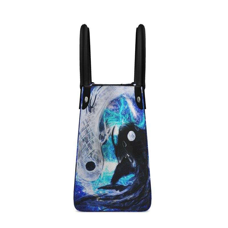 Katerina's Mandala of Electric Dragon Fire Desires Koi Dreams Mini Bag