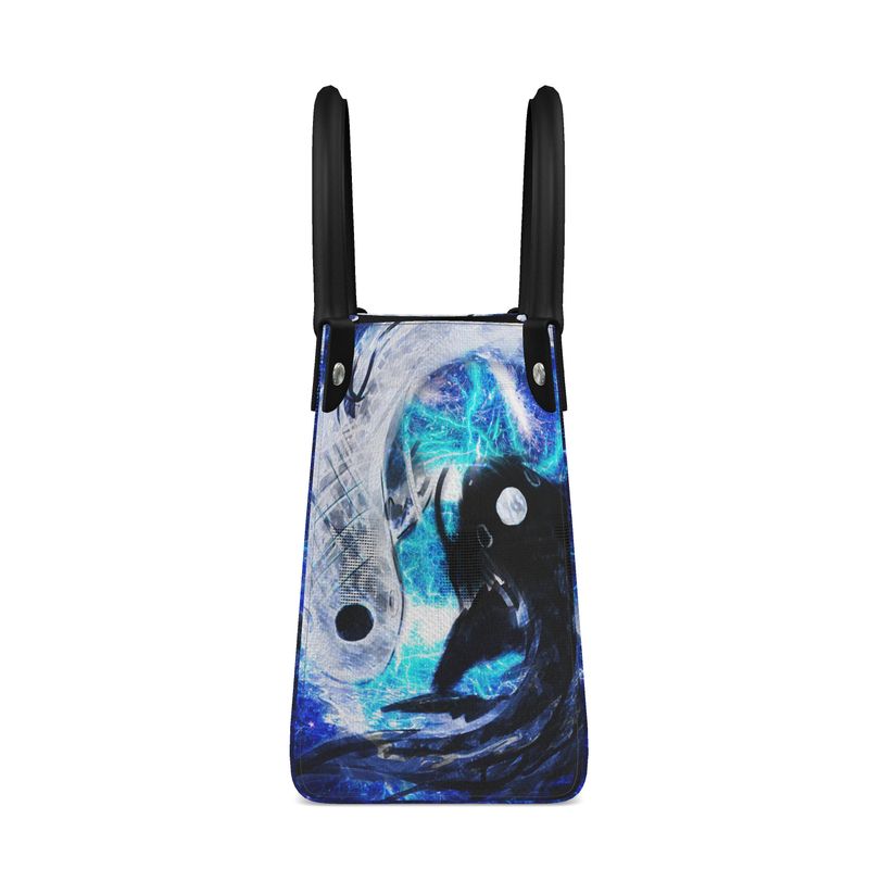 Katerina's Mandala of Electric Dragon Fire Desires Koi Dreams Mini Bag