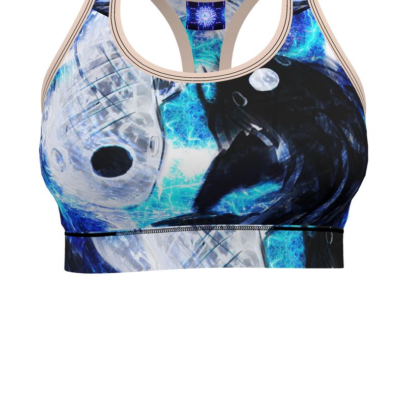 Katerina's Mandala of Electric Dragon Fire Desires Koi Dreams Bra
