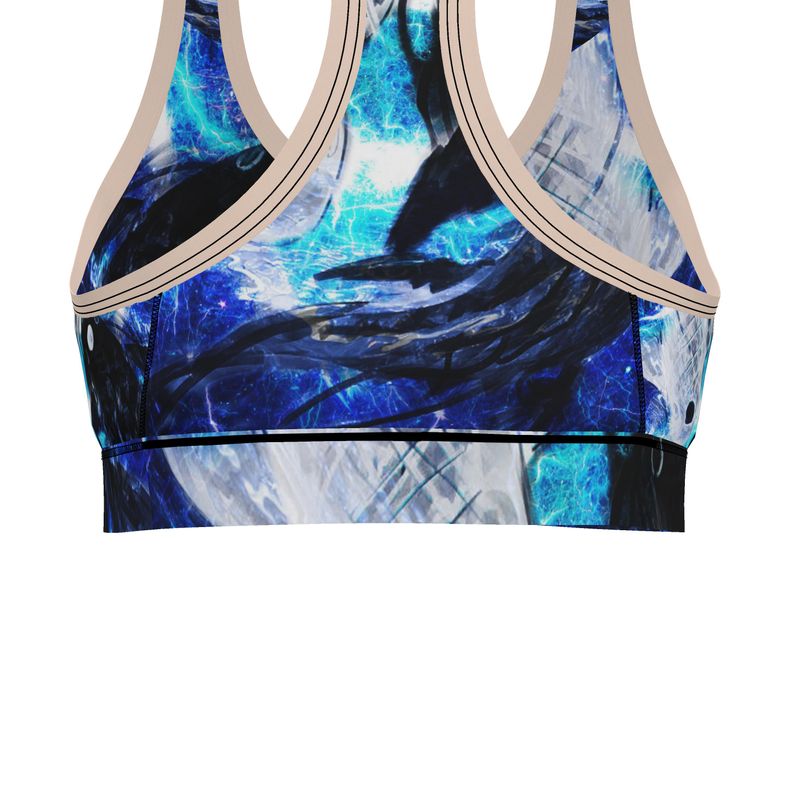 Katerina's Mandala of Electric Dragon Fire Desires Koi Dreams Bra