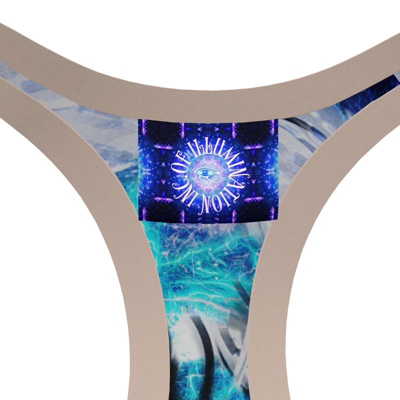 Katerina's Mandala of Electric Dragon Fire Desires Koi Dreams Bra