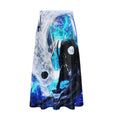 Katerina's Mandala of Electric Dragon Fire Desires Koi Dreams Skirt