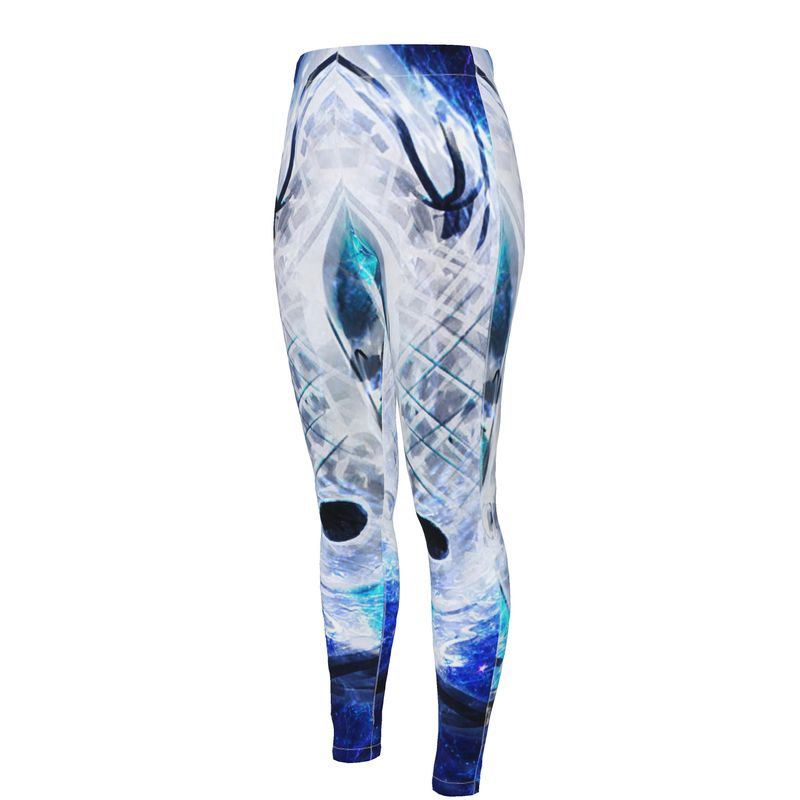 Katerina's Mandala of Electric Dragon Fire Desires Koi Dreams Leggings
