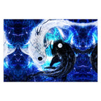 Katerina's Mandala of Electric Dragon Fire Desires Koi Dreams Sarong