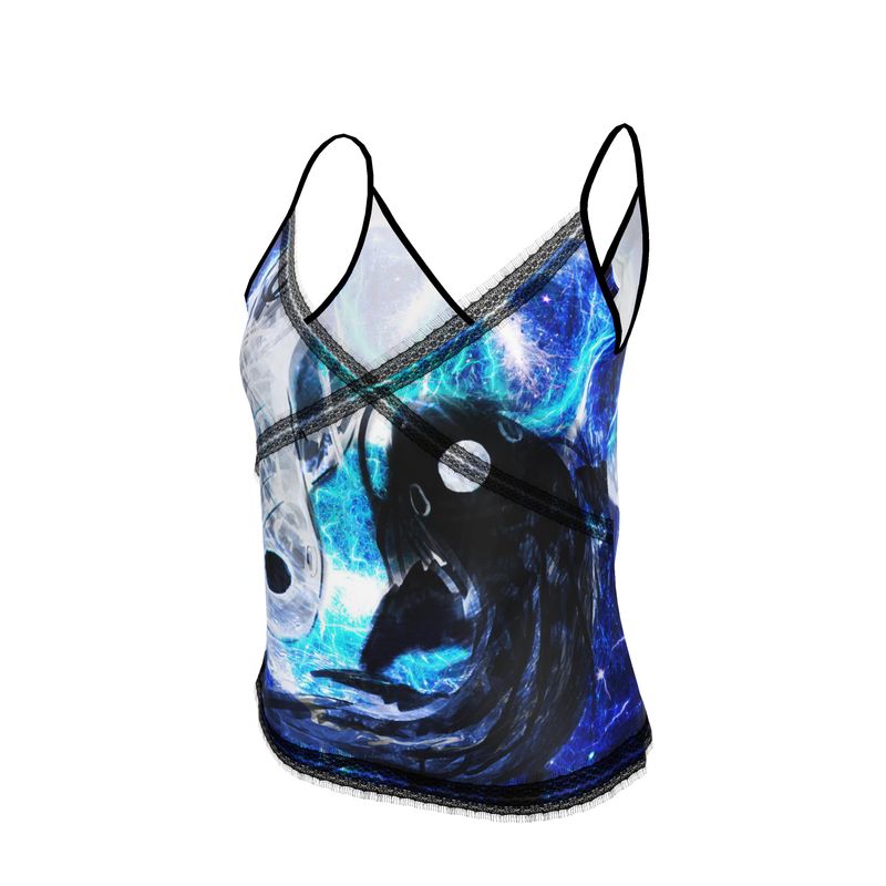 Katerina's Mandala of Electric Dragon Fire Desires Koi Dreams Cami