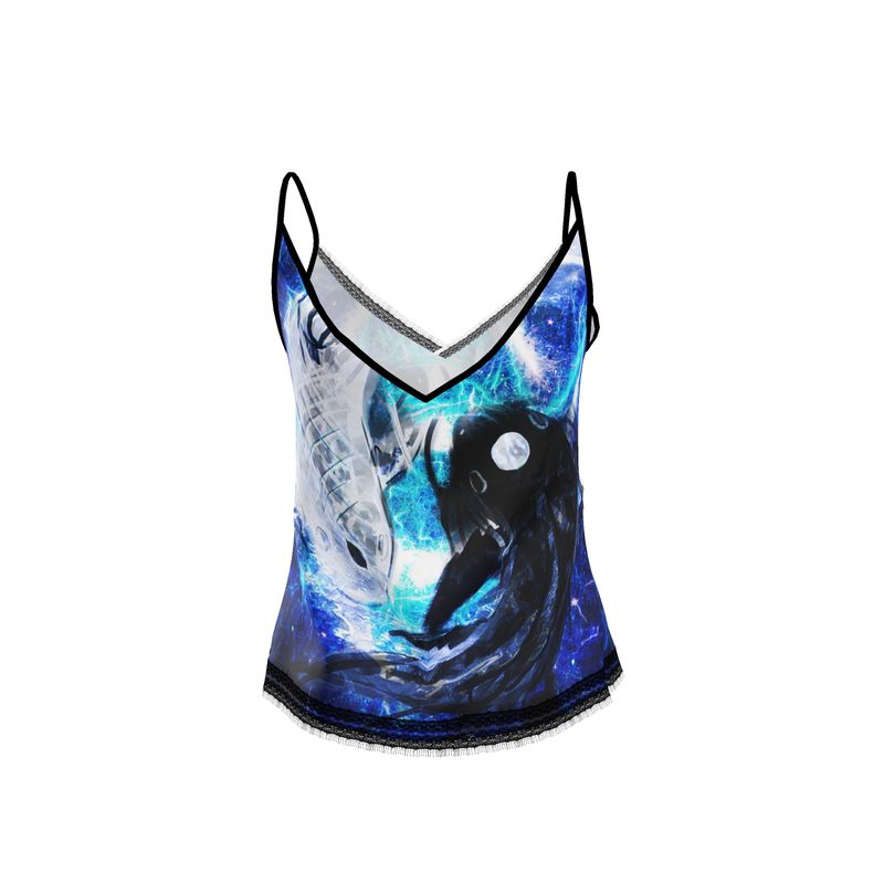 Katerina's Mandala of Electric Dragon Fire Desires Koi Dreams Cami