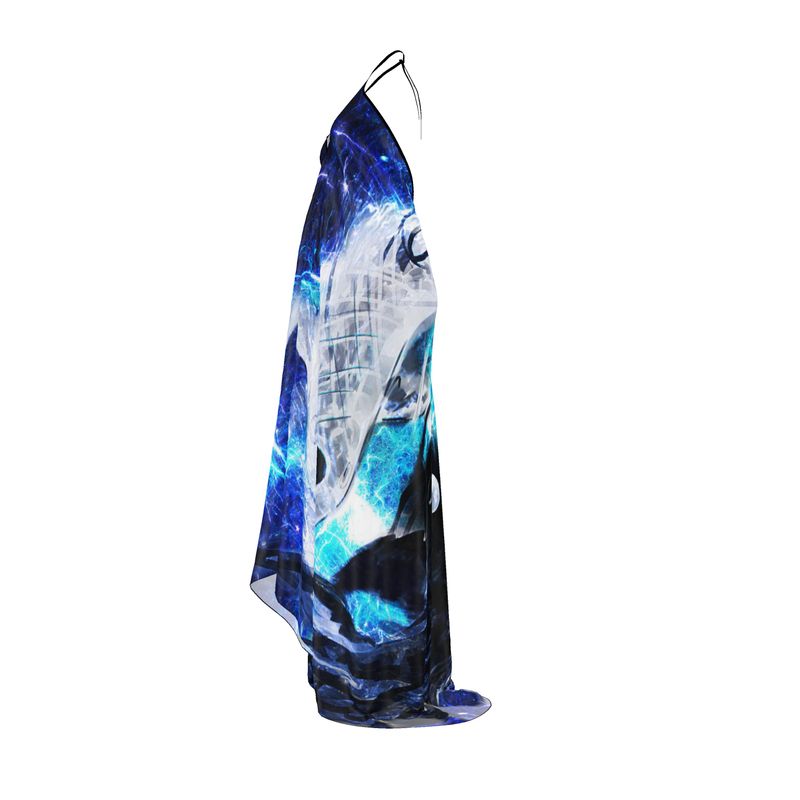 Katerina's Mandala of Electric Dragon Fire Desires Koi Dreams Dress