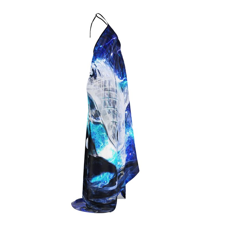 Katerina's Mandala of Electric Dragon Fire Desires Koi Dreams Dress