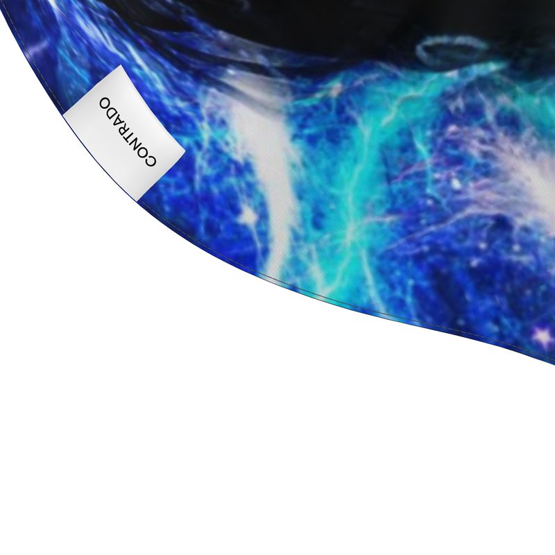 Katerina's Mandala of Electric Dragon Fire Desires Koi Bandana Top