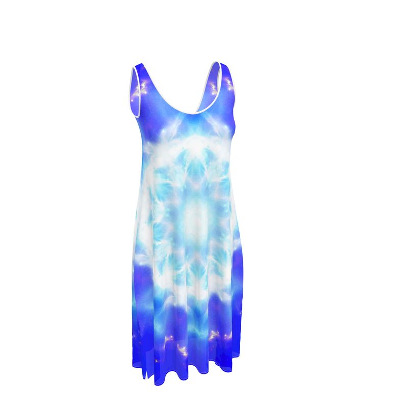Amen Jin's Dragon's Love Desires Sleeveless Midi Dress