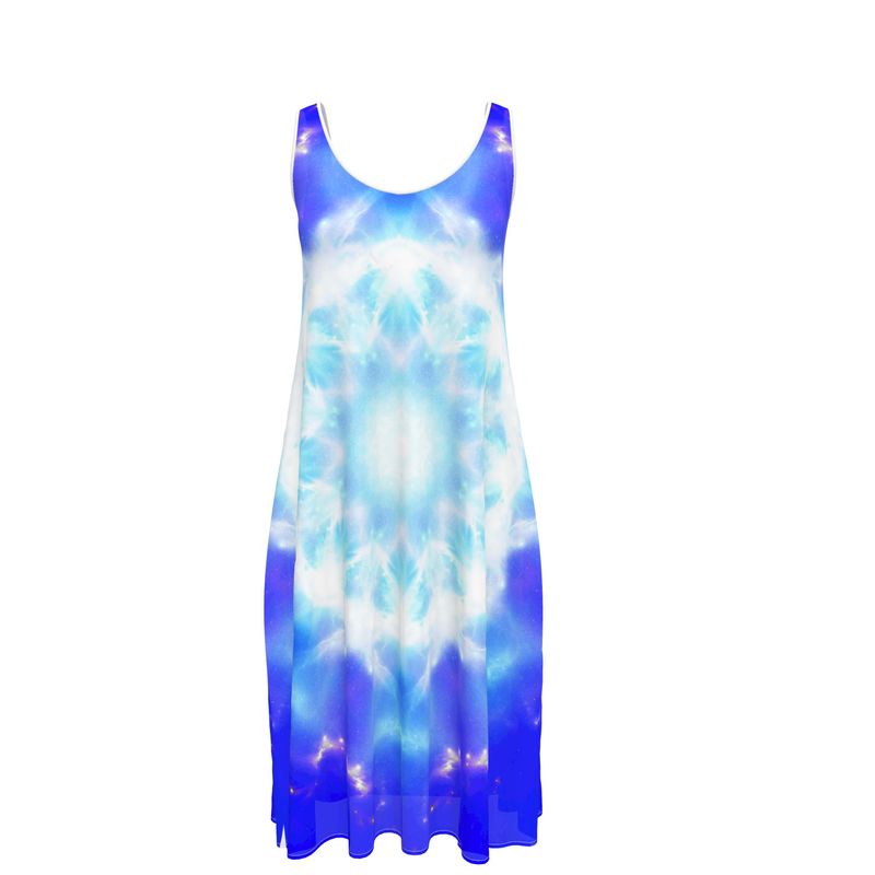 Amen Jin's Dragon's Love Desires Sleeveless Midi Dress