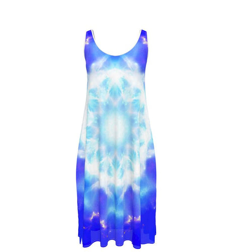 Amen Jin's Dragon's Love Desires Sleeveless Midi Dress