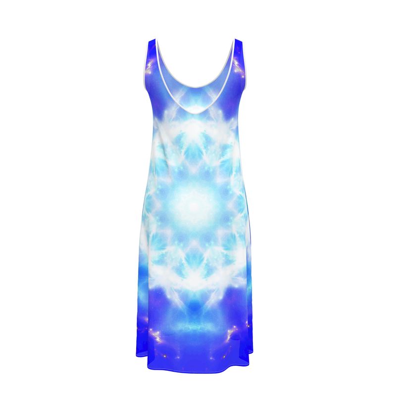 Amen Jin's Dragon's Love Desires Sleeveless Midi Dress
