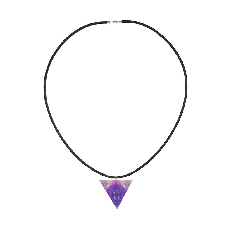 Amen Jin's Perfect Union Desires Wooden Pendant Necklace Geometric