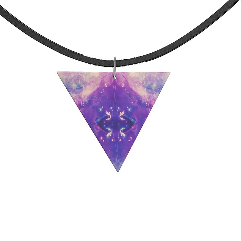Amen Jin's Perfect Union Desires Wooden Pendant Necklace Geometric