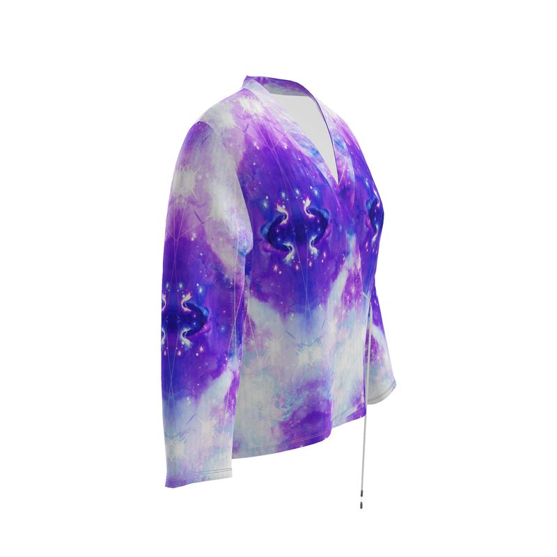 Amen Jin's Perfect Union Desires Wrap Blazer