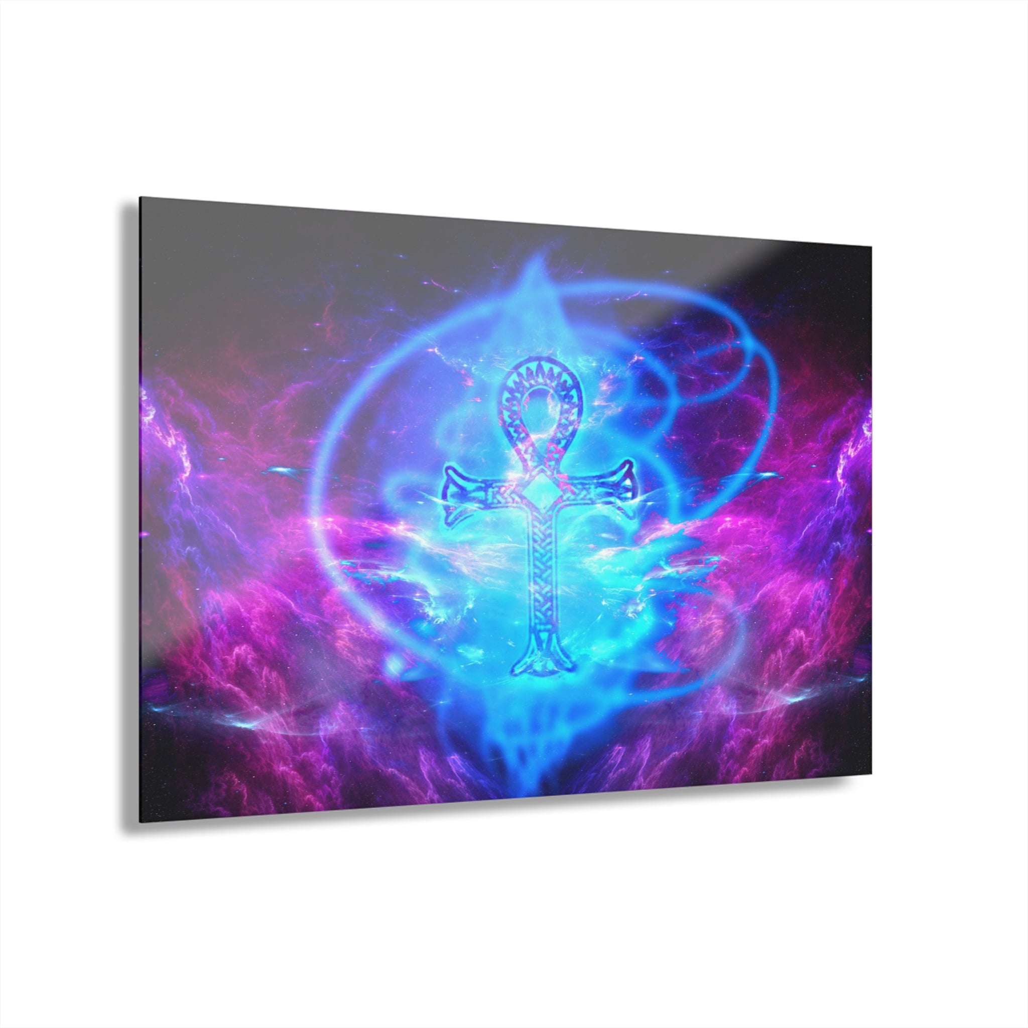 Amethyst Ankh Dreams Acrylic Prints (French Cleat Hanging)